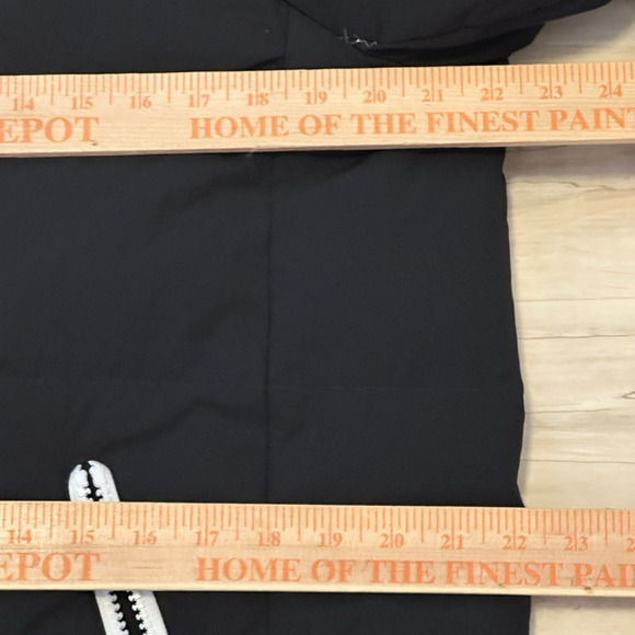 Steve Madden Women M Coat Parka Down Long Hooded Pockets Black - Picture 10 of 11